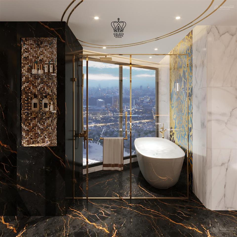 Chính chủ bán cắt lỗ cc golden crown hải phòng, tầng 1818a (63m2) 2pn2vs, full nội thất. giá 4tỷ