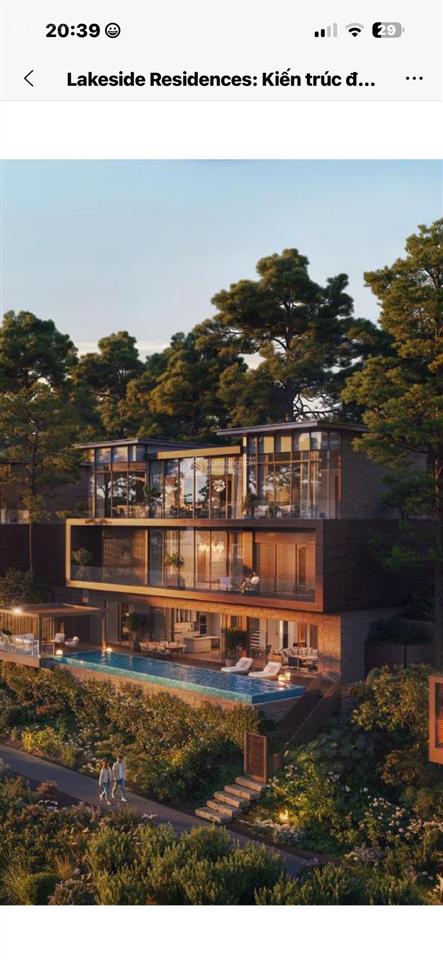 Chính chủ bán nhanh căn bt đơn lập ven hồ cuối cùng tại thanh xuân valley, dt 350m2, giá 25tỷ.