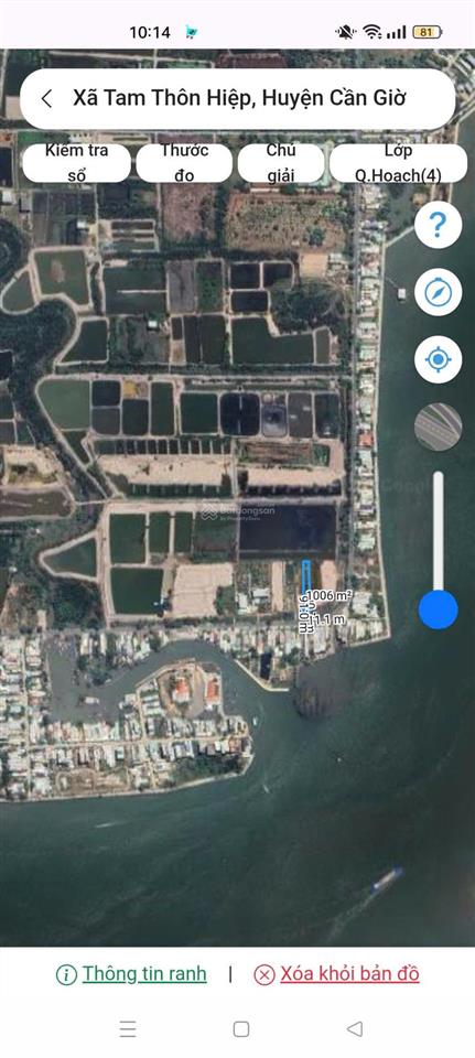 Bán 1000m2 đất có thổ cư, mặt tiền đường tam thôn hiệp