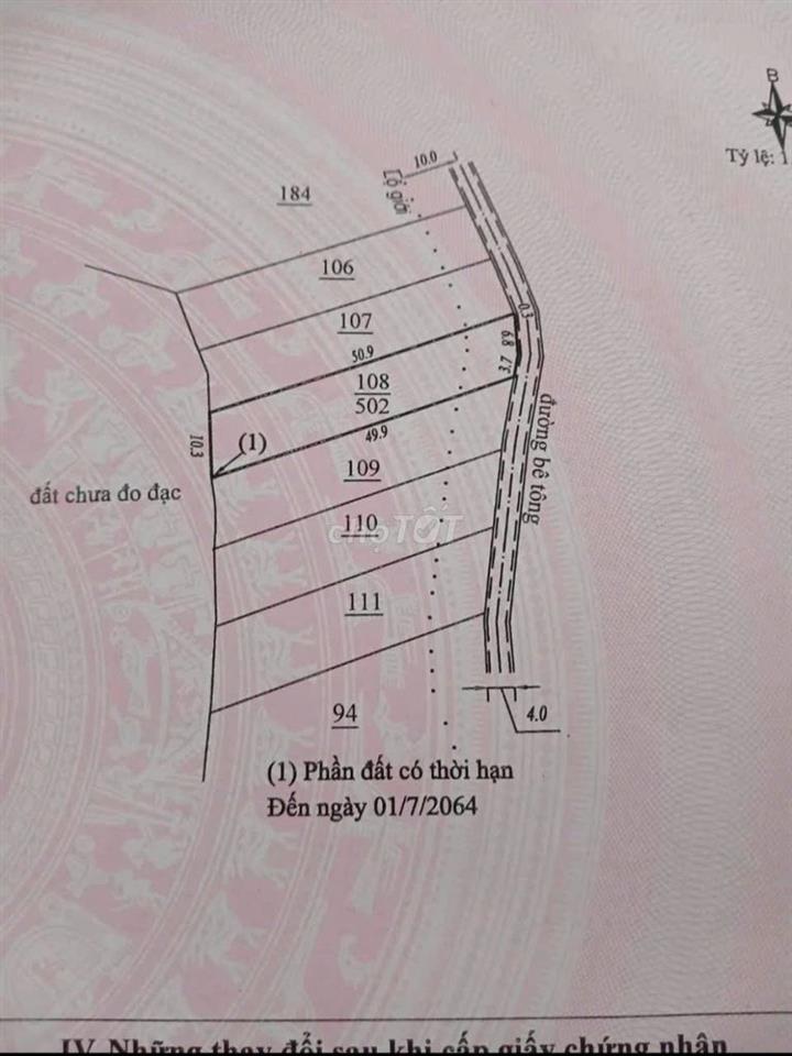 500m2 Đất Nam Ban - Ven Đà Lạt chỉ 390tr full giá (bao thuế phí), SHR