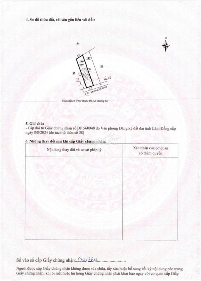 257m2 ĐẤT NAM BAN - VEN ĐÀ LẠT CHỈ 399TR, SẴN 100M2 THỔ CƯ, ĐƯỜNG LỚN