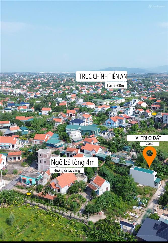 Cần bán 95m2 tại trung tâm dân cư tiền an