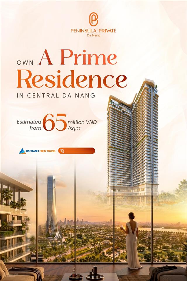 Căn hộ 65 triệu/m² ngay trung tâm đà nẵng, ven sông hàn view pháo hoa diff