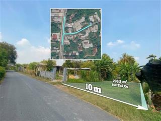 Bán đất thổ cư 296,2m² - An Phú Củ Chi -  Sổ riêng - Chính chủ 2,5 tỷ