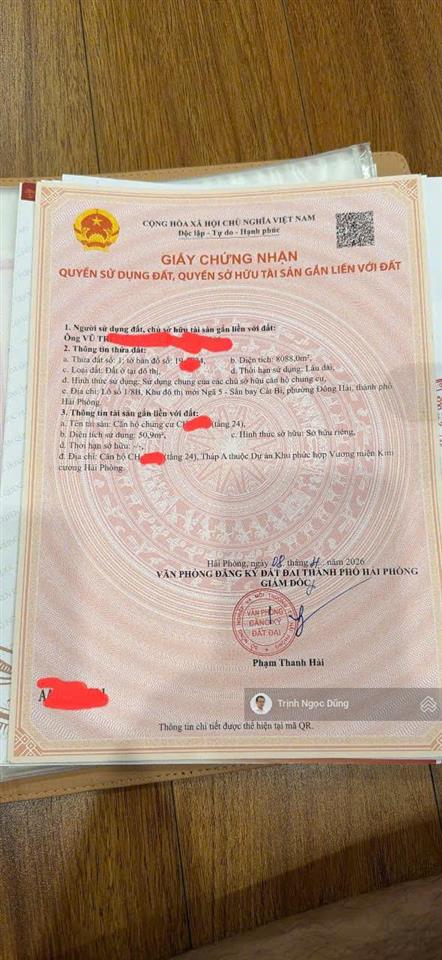 Bán nhà chung cư cao cấp doji diamond crown đối diện big c lê hồng phong hải phòng, giá 3 tỷ