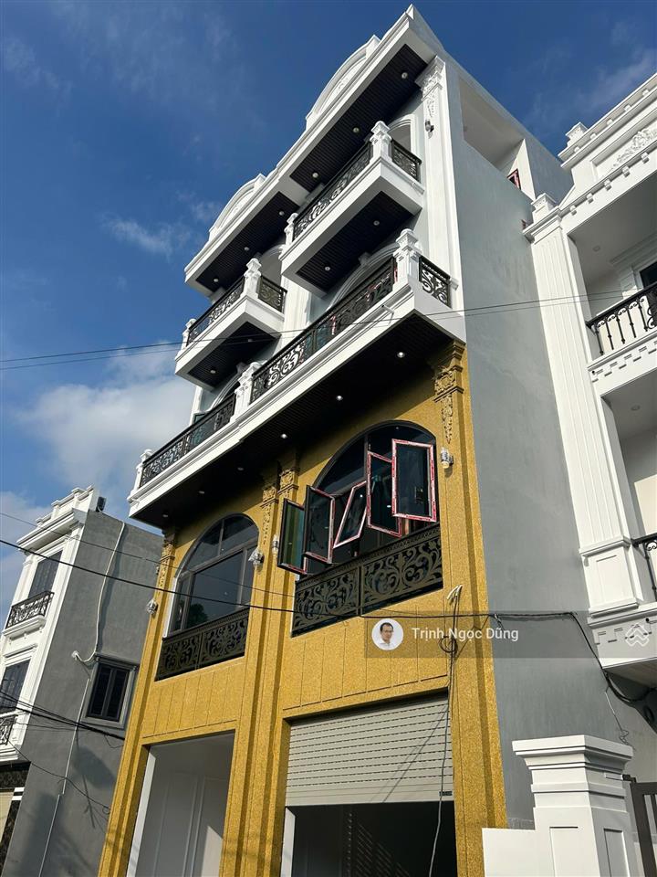 Bán nhà 4 tầng khoan nhồi mặt đường khu k.lâm phù liễn kiến an hải phòng, kd buôn bán ok giá 4,6 tỷ