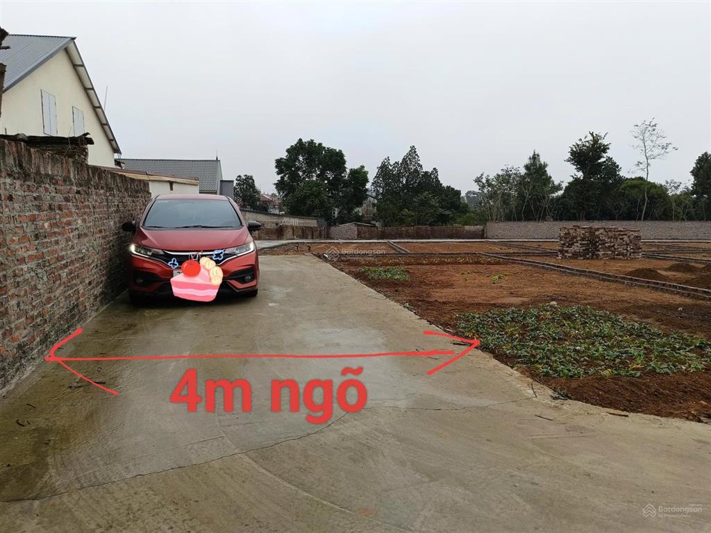 Bán đất lô góc tại phù linh, sóc sơn, diện tích 80m², mt 5.25, nở hậu,  giá 1,9 tỷ, oto vào đất