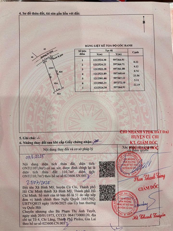 Đất thổ cư , xây dựng hoàn công 5x22 = 110m2 xây dựng tự do đường hà duy phiên vào 100m