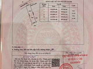 Bình mỹ  củ chi 1 sẹc hà duy phiên bán đất thổ cư 5x22 xây dựng tự do , hoàn công