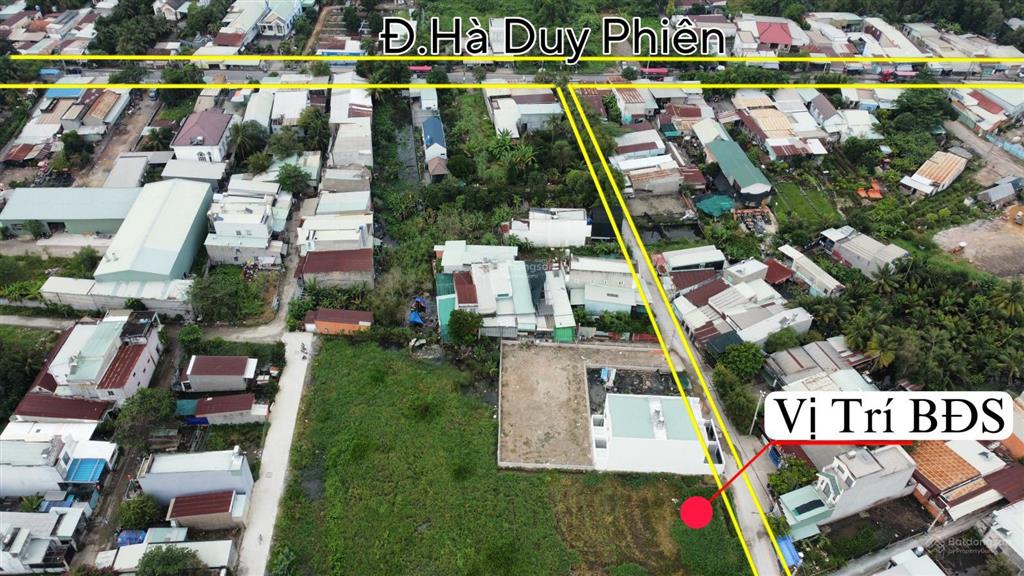 Bán đất nền 5x21 full thổ cư  xây dựng ngay hoàn công được, 1 sẹc hà duy phiên, bình mỹ, củ chi