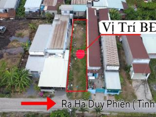 5x22=156m2 full thổ cư  1 sẹc hà duy phiên , bình mỹ , củ chi , xây dựng tự do , hoàn công đc