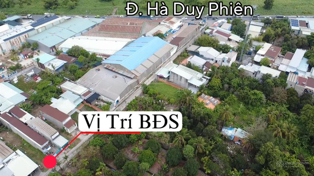 5x22=156m2 full thổ cư  1 sẹc hà duy phiên , bình mỹ , củ chi , xây dựng tự do , hoàn công đc