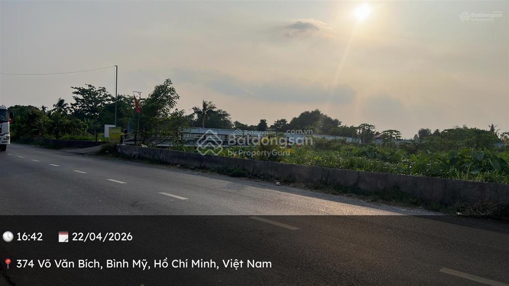 Đất skc (sản xuất) làm kho xưởng mặt tiền võ văn bích  bình mỹ  củ chi