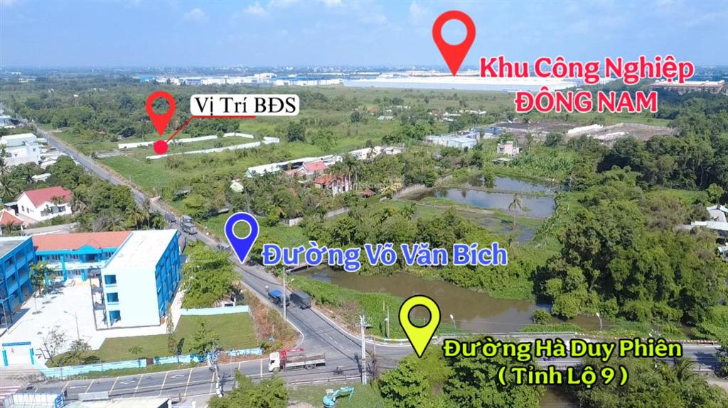 Bán đất skc (làm kho  xưởng) mặt tiền võ văn bích, bình mỹ  củ chi