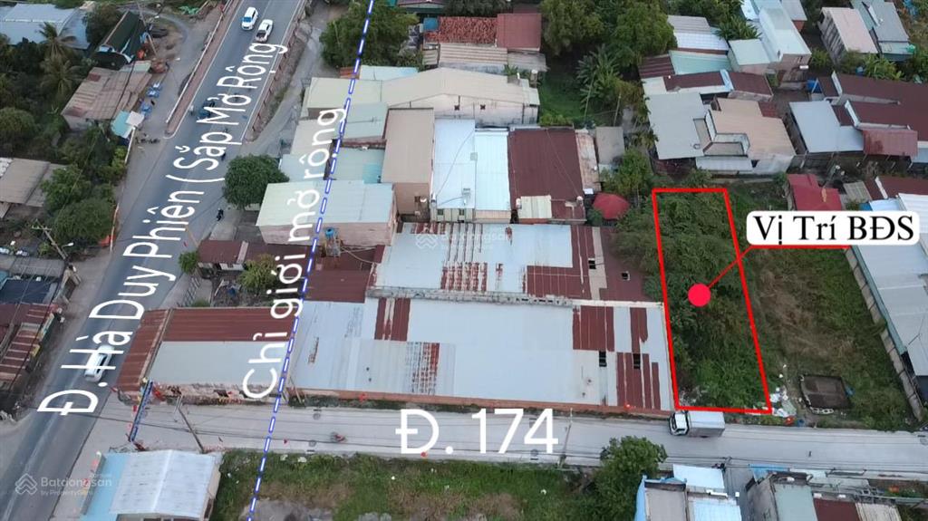 Bán đất mặt tiền đường 174  cách hà duy phiên 50m  đất full thổ cư, khu dân cư hiện hữu