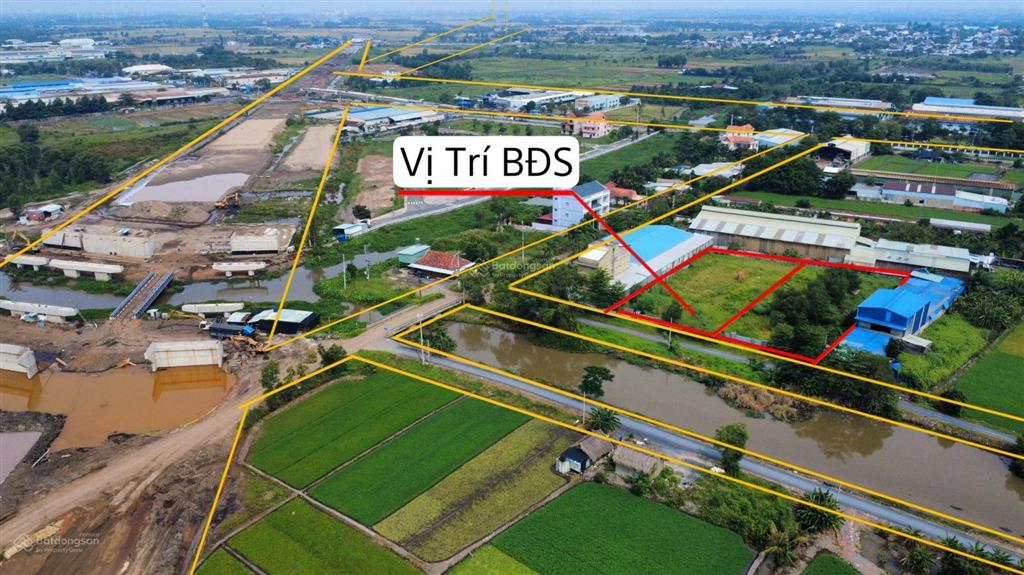 Bán đất thổ cư 58x66m = 3850m2 gần vành đai 3  cao tốc mộc bài