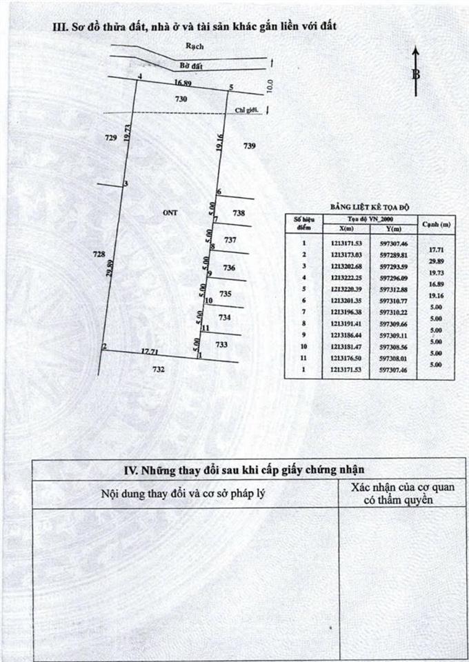 17x50 = 854m2 bán đất full thổ cư vị trí đẹp, tiềm năng cao