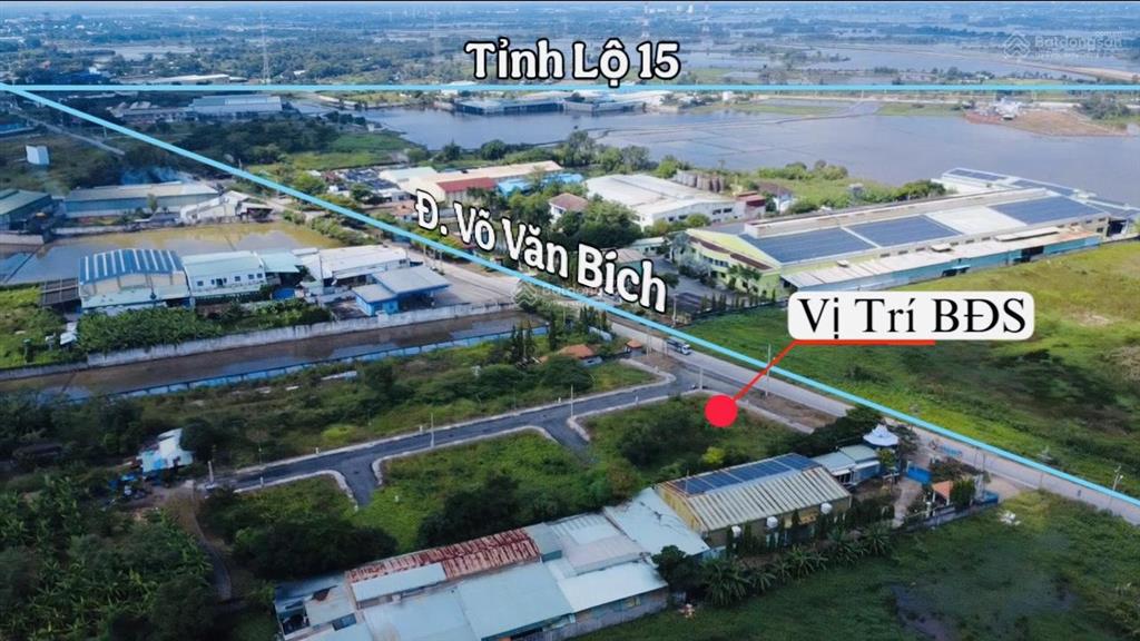 5x20=100m2 full thổ cư mặt tiền đường võ văn bích  bình mỹ  củ chi