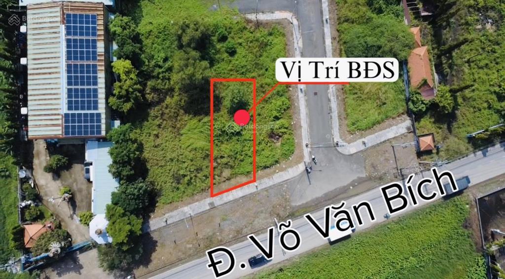 5x20=100m2 full thổ cư mặt tiền đường võ văn bích  bình mỹ  củ chi