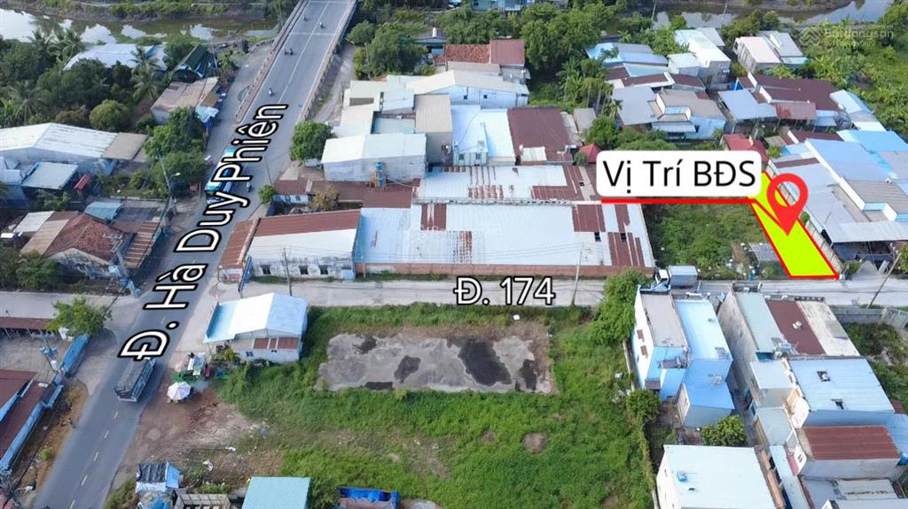 6,5 x 28 = 178m2 mặt tiền đường 174  cách hà duy phiên 70m2 | bình mỹ  củ chi