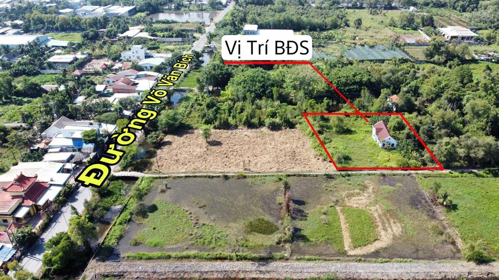 Bán đất  tặng nhà 1 sẹc đường võ văn bích  bình mỹ  củ chi (1150m2 có 150m2 thổ cư)
