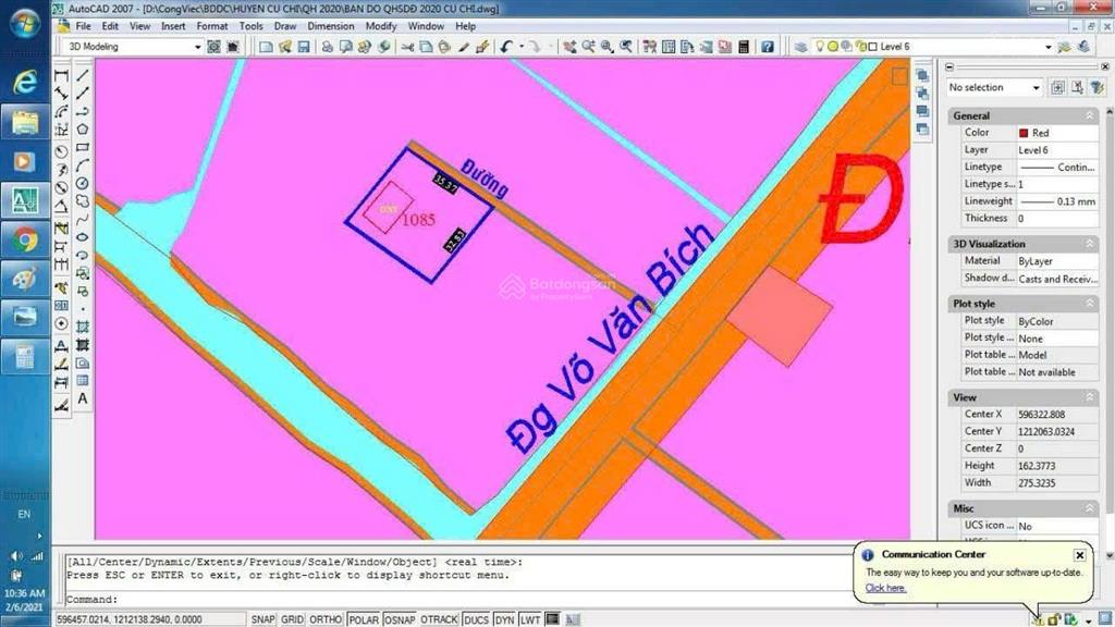 Bán đất  tặng nhà 1 sẹc đường võ văn bích  bình mỹ  củ chi (1150m2 có 150m2 thổ cư)