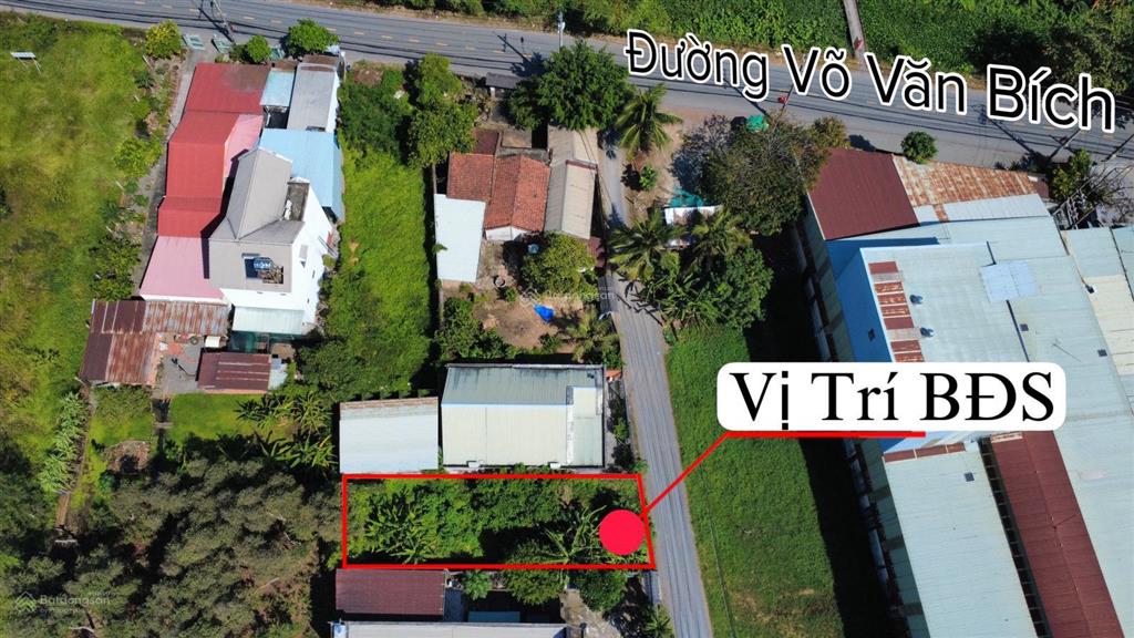 8x25m 198m² thổ cư  1 sẹc đường võ văn bích  bình mỹ  củ chi