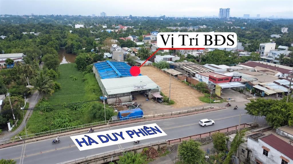 Bán nhà xưởng 1000m2 mt đường hà duy phiên  bình mỹ  củ chi