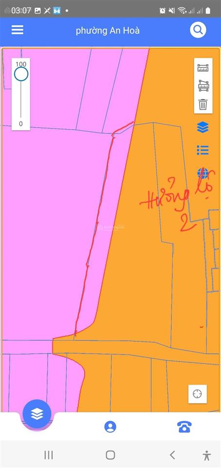 Lô góc 56m mặt tiền. 6 tỷ. hương lộ 2, phường an hòa, biên hòa. giá tốt