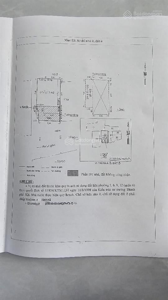 Nhà hẻm xe hơi thông lò gốm bình tây  45m2 (ngang 5.5m)  nở hậu tài lộc  chỉ 5.8 tỷ