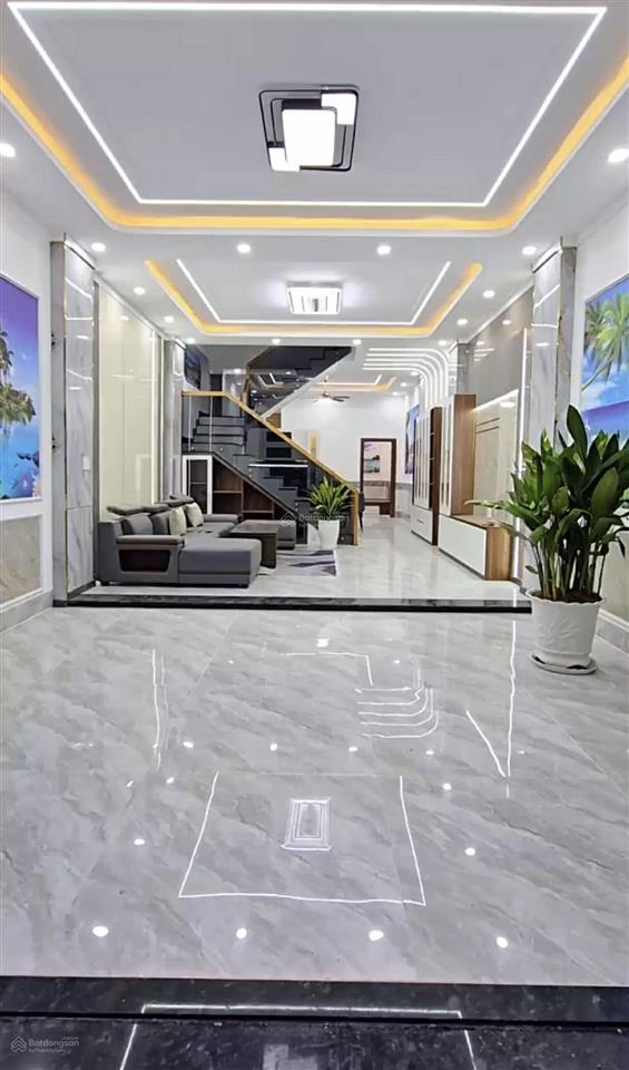 Bán nhà 1 trệt 2 lầu 3 tấm đúc kdc phường hóa an tặng full nội thất