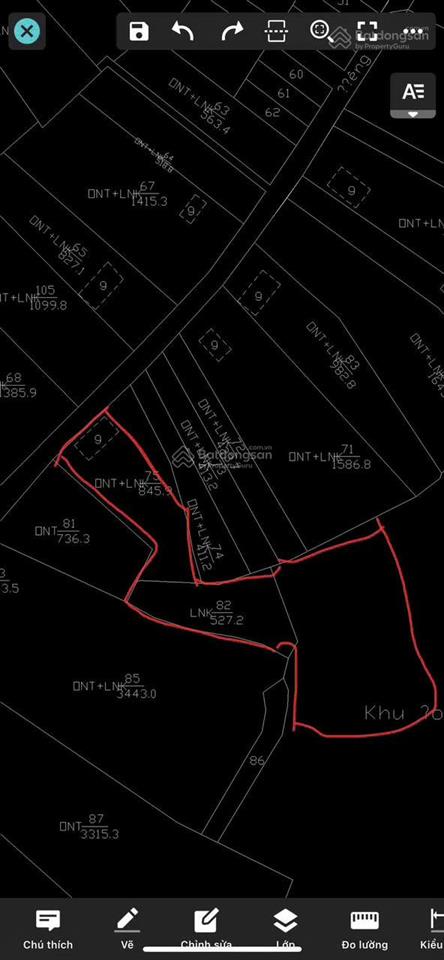 Bán lô đất đẹp thắng đầu hoà thạch giá tốt chỉ 15tr/m2. đất ở 570 m2 và đất vườn 1300 m2