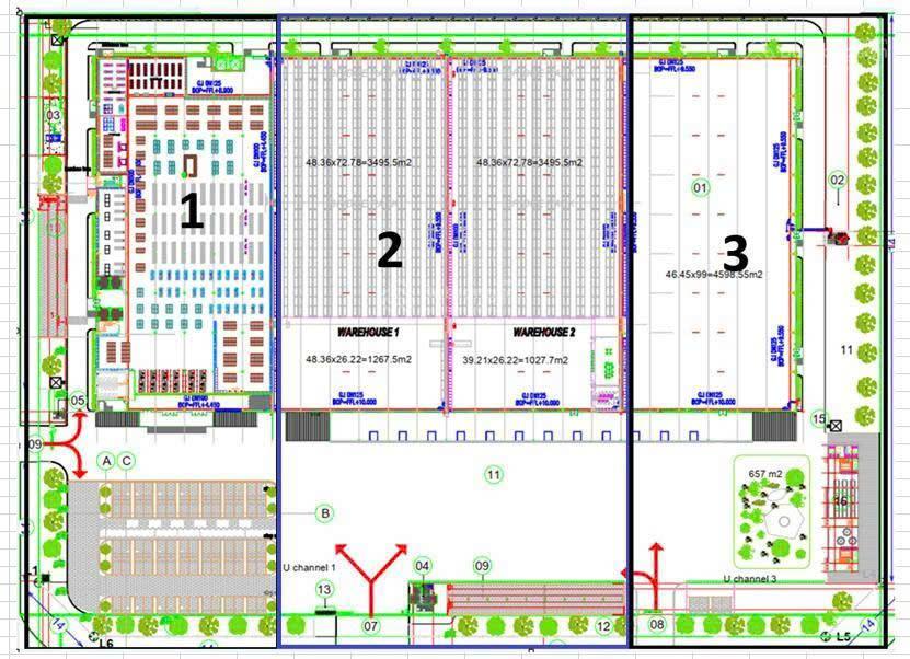 Cho thuê 2 xưởng cạnh samsung & orion bắc ninh