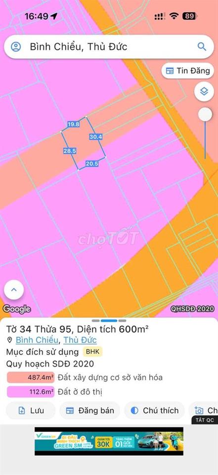 bán 3 miếng đất tổng diện tích gần 3000m2