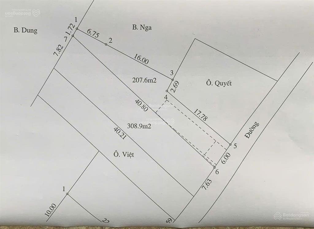 Chính chủ bán 308.9m² thôn đông lao đầu tư hoặc xây nhà quá đẹp
