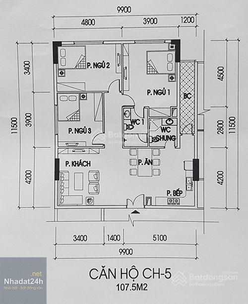 Bán căn hộ 3 ngủ góc ia20 ciputra nam thăng long | 107,4m2 | giá chỉ 8,5 tỷ