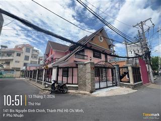 Biệt thự góc 2mt nguyễn đình chính  nguyễn văn trỗi, quận phú nhuận