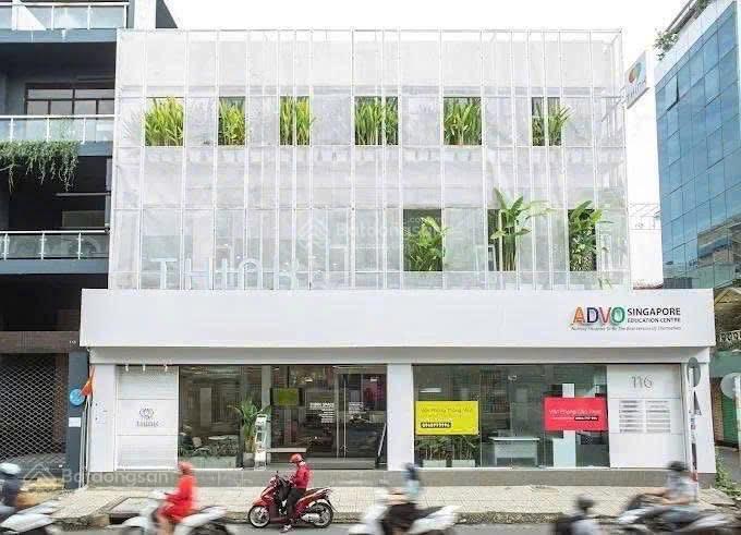 Cho thuê tòa nhà siêu đẹp góc 2mt số 116 nguyễn văn thủ, quận 1, dt 16x17m, trệt, 2 lầu, mới.