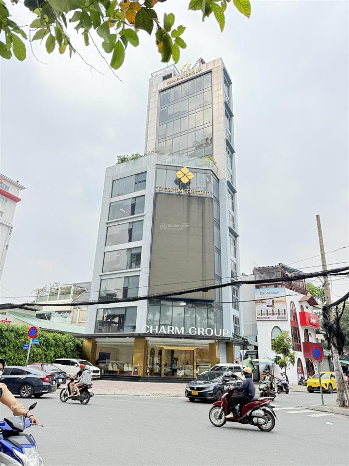 Cho thuê tòa nhà đẹp góc 2mt số 92 cách mạng tháng tám, quận 3, dt 13,8x18m, trệt, 10 lầu, pccc