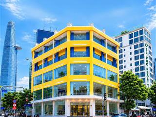 Cho thuê tòa nhà góc 2mt số 177  179  181 hàm nghi, phường bến thành, 18x25m, 1 trệt 4 lầu 2tm