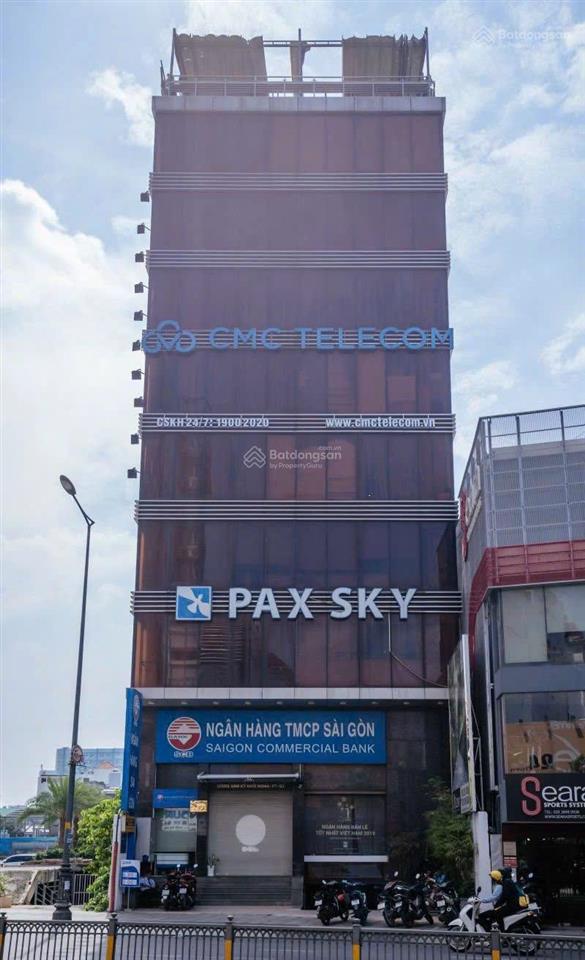 Cho thuê tòa nhà 1.650m2 số 225 nam kỳ khởi nghĩa, phường 14 quận 3, hầm trệt 9 lầu thang máy pccc
