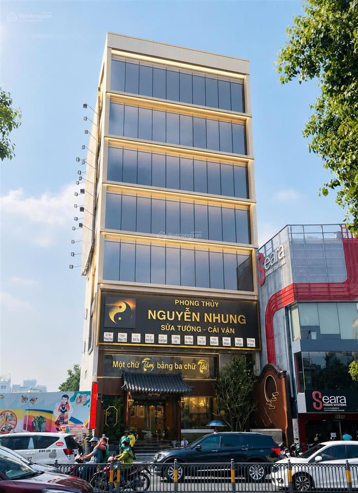 Cho thuê tòa nhà 1.650m2 số 225 nam kỳ khởi nghĩa, phường 14 quận 3, hầm trệt 9 lầu thang máy pccc