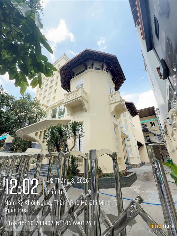Cho thuê biệt thự mặt tiền nam kỳ khởi nghĩa, quận 3. diện tích 777m²