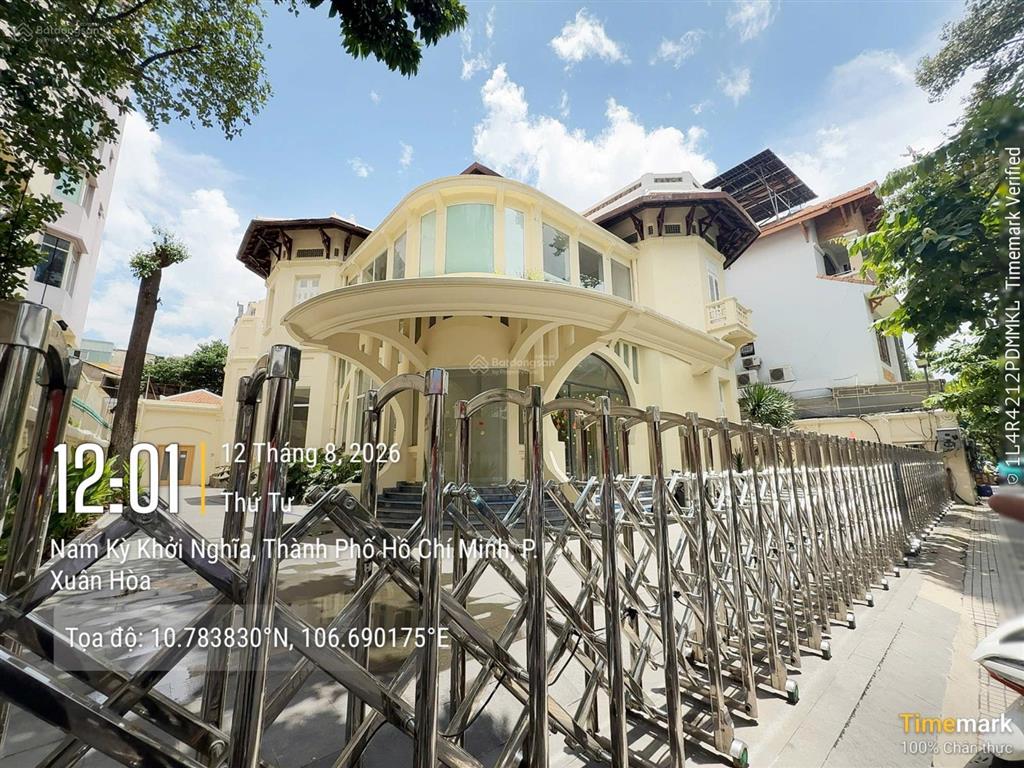 Cho thuê biệt thự mặt tiền nam kỳ khởi nghĩa, quận 3. diện tích 777m²