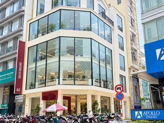 Cho thuê nhà góc 2mt 62 phạm ngọc thạch, quận 3, dt 15x15m, trệt, 4 lầu, nhà đẹp, kinh doanh tự do