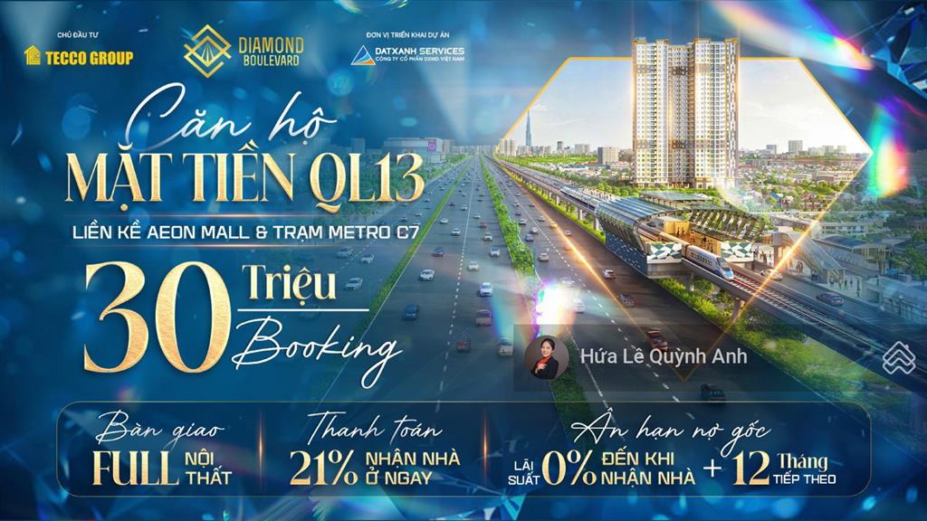 1.6 tỷ có nhà mặt tiền ql13 nhận nhà 07/2026, full nội thất