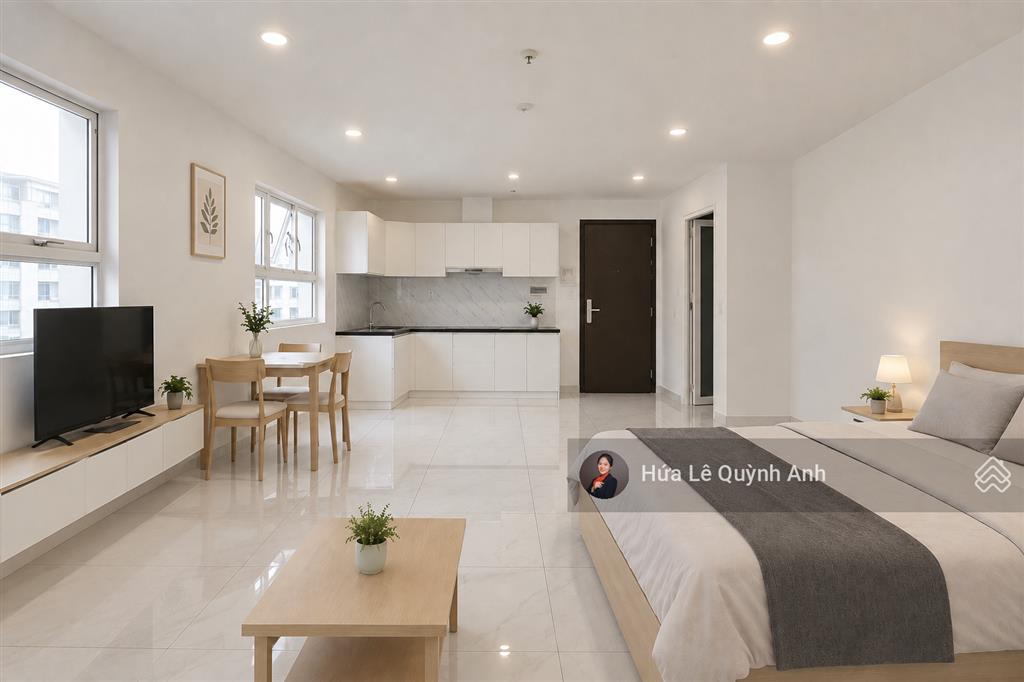 12tr (thương lượng) căn 52m2 richmond city, có nội thất