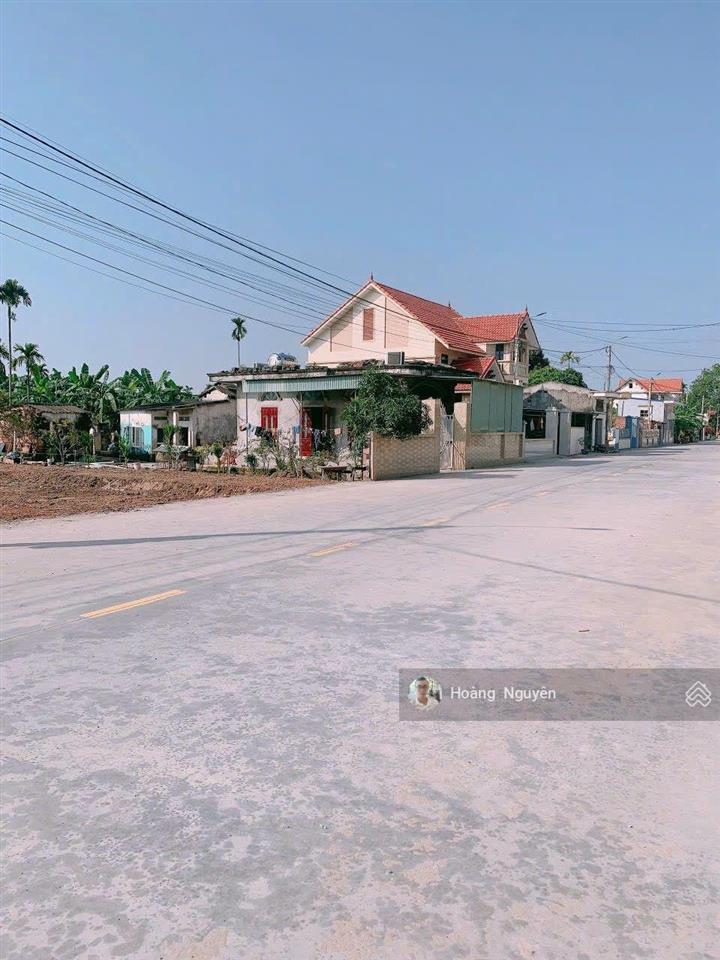 Bán lô đất mặt đường trục chính cao nhân, phường lê ích mộc giá đầu tư chỉ 1,59 tỷ
