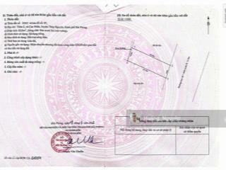 Bán lô đất mặt đường trục chính cao nhân, phường lê ích mộc giá đầu tư chỉ hơn 1 tỷ.
