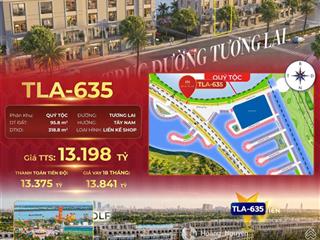 Siêu phẩm liền kề shop mặt đường tla635 vinhomes royal island